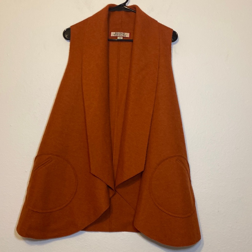 Beyond Threads Felted Alpaca Wool Blend Vest